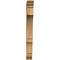 Ekena Millwork Balboa Traditional Smooth Bracket, Western Red Cedar, 3 1/2"W x 22"D x 34"H BKT04X22X34BOA01SWR - alternate 2